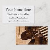 Alter Abe, der Wisconsin-Krieg Eagle 8. Wisconisn Visitenkarte (Vorne/Hinten)