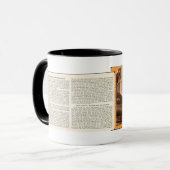 Alter Abe, der Wisconsin-Kriegs-Adler Stereoview Tasse (Vorderseite Links)