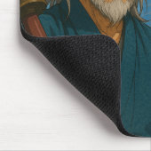 Alter, aber nicht harmloser Samurai-Mausepad Mousepad (Ecke)