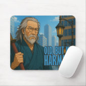 Alter, aber nicht harmloser Samurai-Mausepad Mousepad (Mit Mouse)