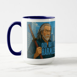 Alter, aber nicht harmloser Samurai-Stadt-Mug Tasse
