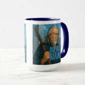 Alter, aber nicht harmloser Samurai-Stadt-Mug Tasse (VorderseiteRechts)