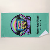 Alter, aber Phantastischer individuelle Name, Text Strandtuch (Vorderseite)