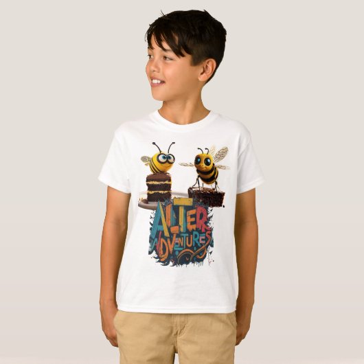 Alter Adventures 3D Pixar Bier fliegt auf T-Shirt (Vorne ganz)