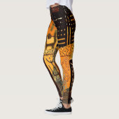Alter afrikanischer Stoff Leggings (Links)