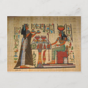 ALTER ÄGYPT WANDERMURAL POSTKARTE