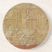 Alter Ägypter Ankh, Schlüssel des Lebens Sandstein Untersetzer (Vorne)