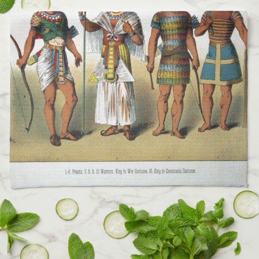 Alter Ägypter Geschirrtuch (Gefaltet)