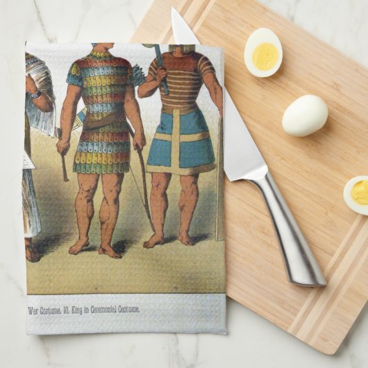 Alter Ägypter Geschirrtuch (Viertel Falte)