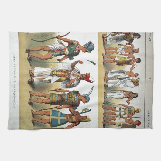 Alter Ägypter Geschirrtuch (Horizontal)