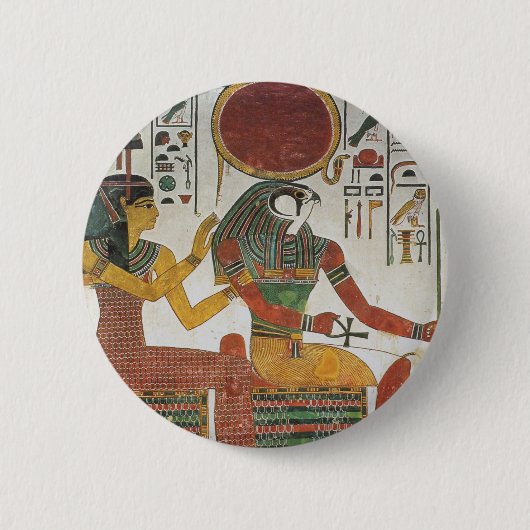 Alter Ägypter Horus Button (Vorderseite)