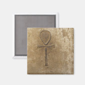 Alter ägyptischer Ankh, der Schlüssel zum Leben Magnet (Vorderseite/Rückseite)