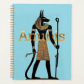 Alter ägyptischer Gott Anubis Planer (Vorderseite)