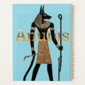 Alter ägyptischer Gott Anubis Planer (Rückseite)