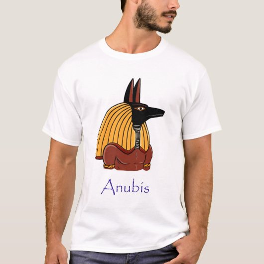 Alter ägyptischer Gott Anubis T-Shirt (Vorderseite)