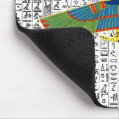 Alter ägyptischer Gott Horus Hawk Mousepad (Ecke)