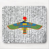 Alter ägyptischer Gott Horus Hawk Mousepad (Vorne)