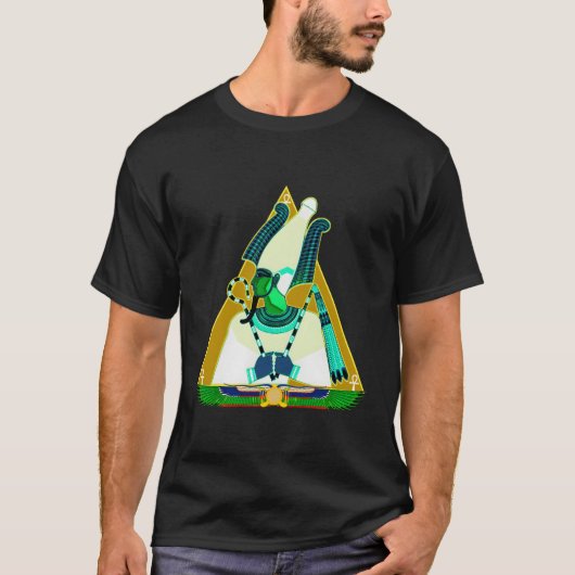 Alter ägyptischer Gott Osiris Ausar T-Shirt (Vorderseite)