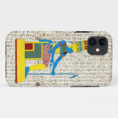 Alter ägyptischer Gott Osiris Hieroglyphics Design Case-Mate iPhone Hülle (Rückseite (Horizontal))