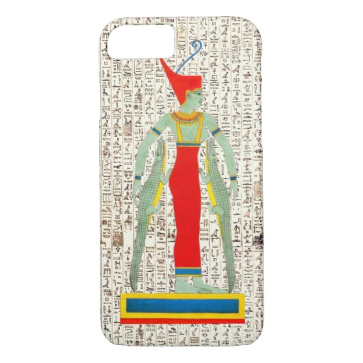 Alter ägyptischer Gott Sobek Hieroglyphics Design Case-Mate iPhone Hülle (Rückseite)