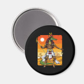 Alter ägyptischer Gott Sobek Magnet (Vorderseite/Rückseite)