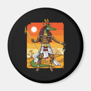 Alter ägyptischer Gott Sobek Magnet