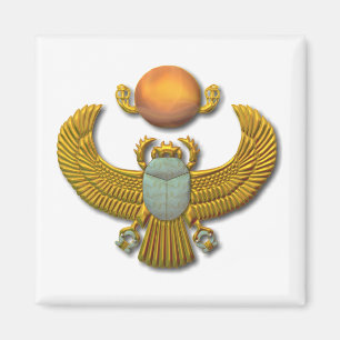 Alter ägyptischer heiliger Scarabäus - Gold Magnet