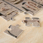 Alter ägyptischer Hieroglyph-Text Puzzle (Seite)