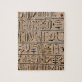 Alter ägyptischer Hieroglyph-Text Puzzle (Vertikal)
