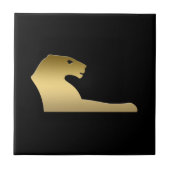 Alter ägyptischer Löwe - Göttin Sekhmet Fliese (Vorderseite)