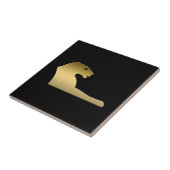 Alter ägyptischer Löwe - Göttin Sekhmet Fliese (Seite)