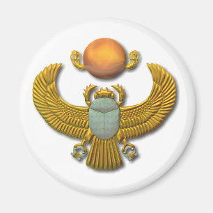 Alter ägyptischer Sacred Scarab - Gold Magnet