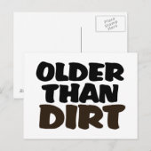 Älter als Dirt Postkarte (Vorne/Hinten)