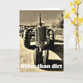 Älter als Schmutz Karte (Gelbe Blume)