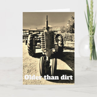 Älter als Schmutz Karte