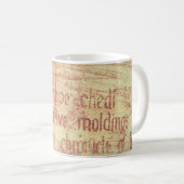 Alter Aluminiumhintergrund Kaffeetasse (VorderseiteRechts)