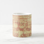 Alter Aluminiumhintergrund Kaffeetasse (Mittel)