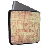 Alter Aluminiumhintergrund Laptopschutzhülle (Vorne Rechts)