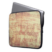 Alter Aluminiumhintergrund Laptopschutzhülle (Vorderseite Links)