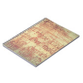 Alter Aluminiumhintergrund Notizblock (Linke Seite)