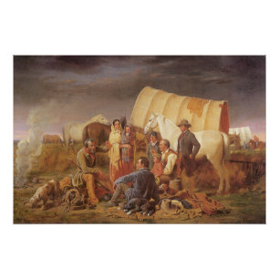 Alter Amerikanischer Westen, Ratgeber für die Prär Poster