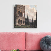 Alter andalusischer Palast Leinwanddruck (Insitu (Wohnzimmer))