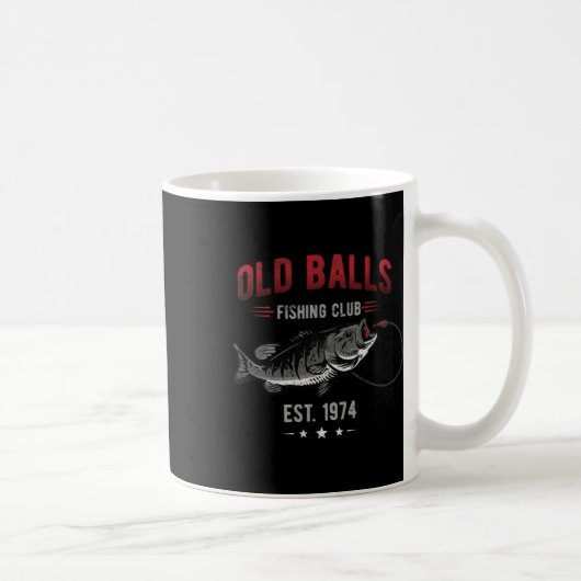 Alter Angelclub Est. 1974 Oder Angler Geburtstag  Kaffeetasse (Rechts)