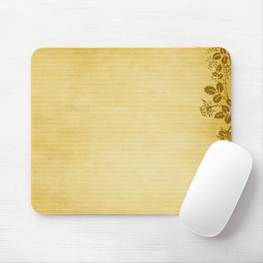 Alter Anmerkungs-Papier-Hintergrund Mousepad (Mit Mouse)