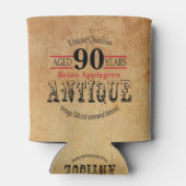 Alter, Antike, gereift und Vintag 90. Geburtstag Dosenkühler (Rückseite)