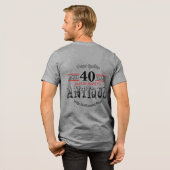 Alter Antique 00 Jahre | JAHRESZEIT Tri-Blend Shirt (Rückseite voll)