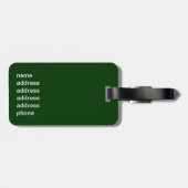 Alter Apfelbaum Gepäckanhänger (Rückseite horizontal)