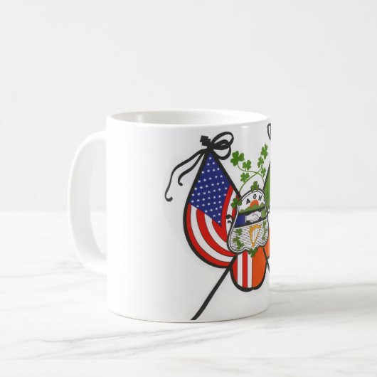 Alter Auftrag von Hibernians Kaffeetasse (Vorderseite Links)