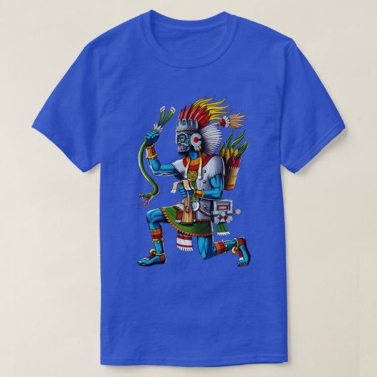 Alter Aztec God Tlaloc T-Shirt (Design vorne)