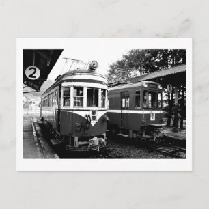 Alter Bahnhof von Mino, Japan Postkarte